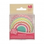 Preview: Cupcake Baking Cases - Colourful Chevron